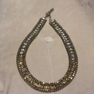 Gold costume jewelry necklace